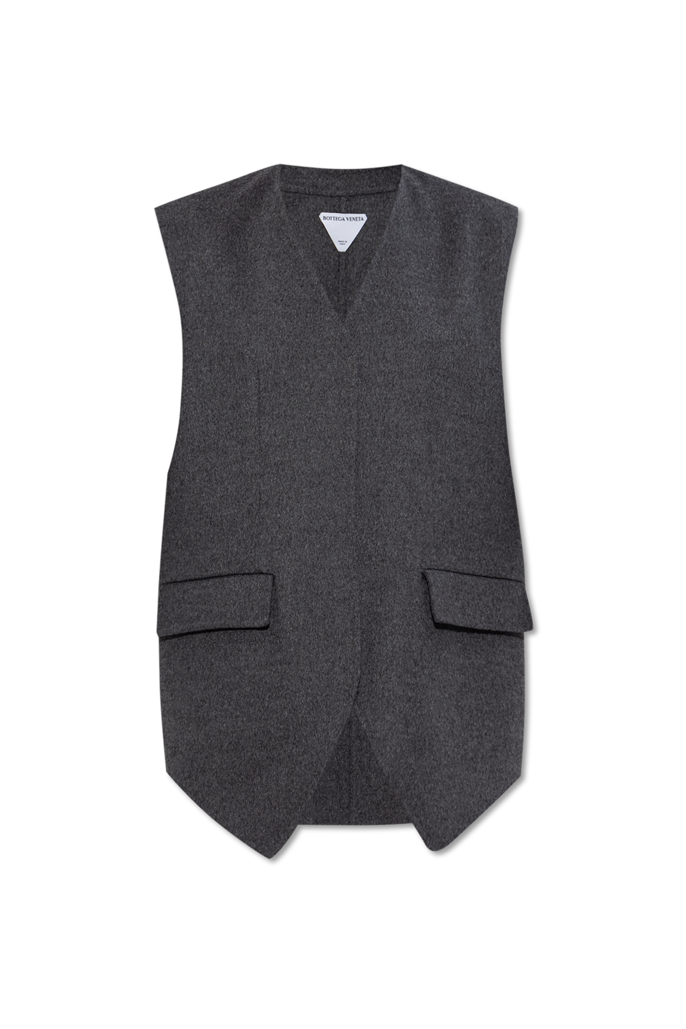 【関税&送料込】Bottega Veneta Dark Grey Wool Vest Grey Wool vest Bottega Veneta - Vitkac France